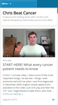 Mobile Screenshot of chrisbeatcancer.com